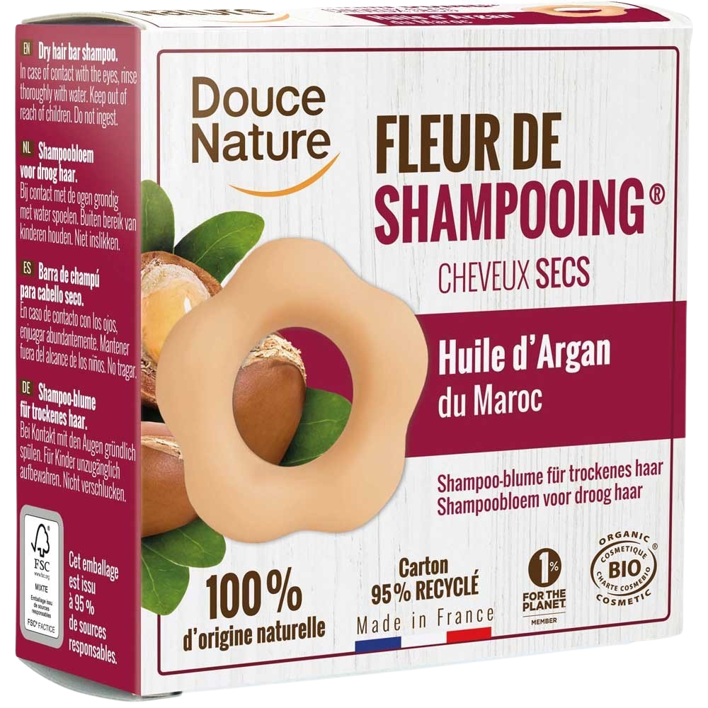 Douce Nature palashampoo kuiville hiuksille ja kutisevalle päänahalle, 85 g (=400 ml)