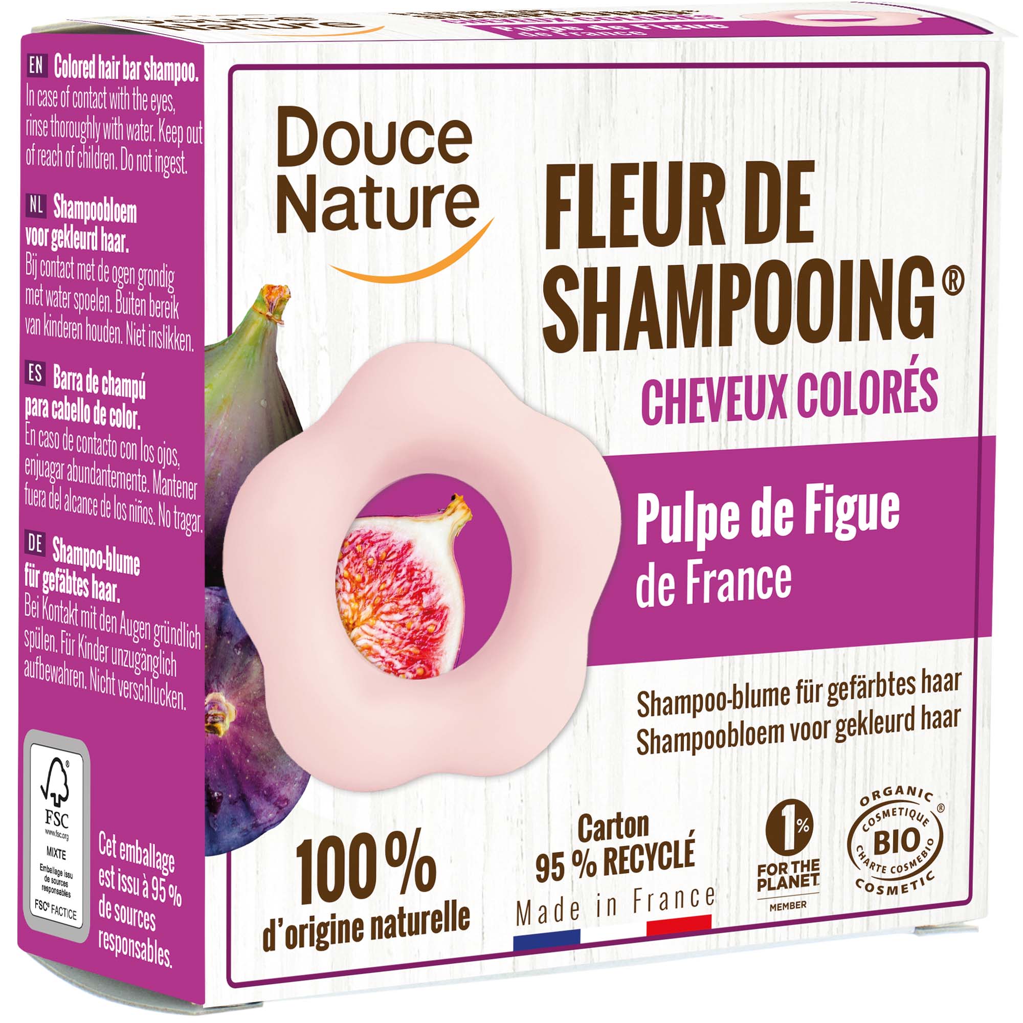 Douce Nature palashampoo värjätyille hiuksille, 85 g (=400 ml)