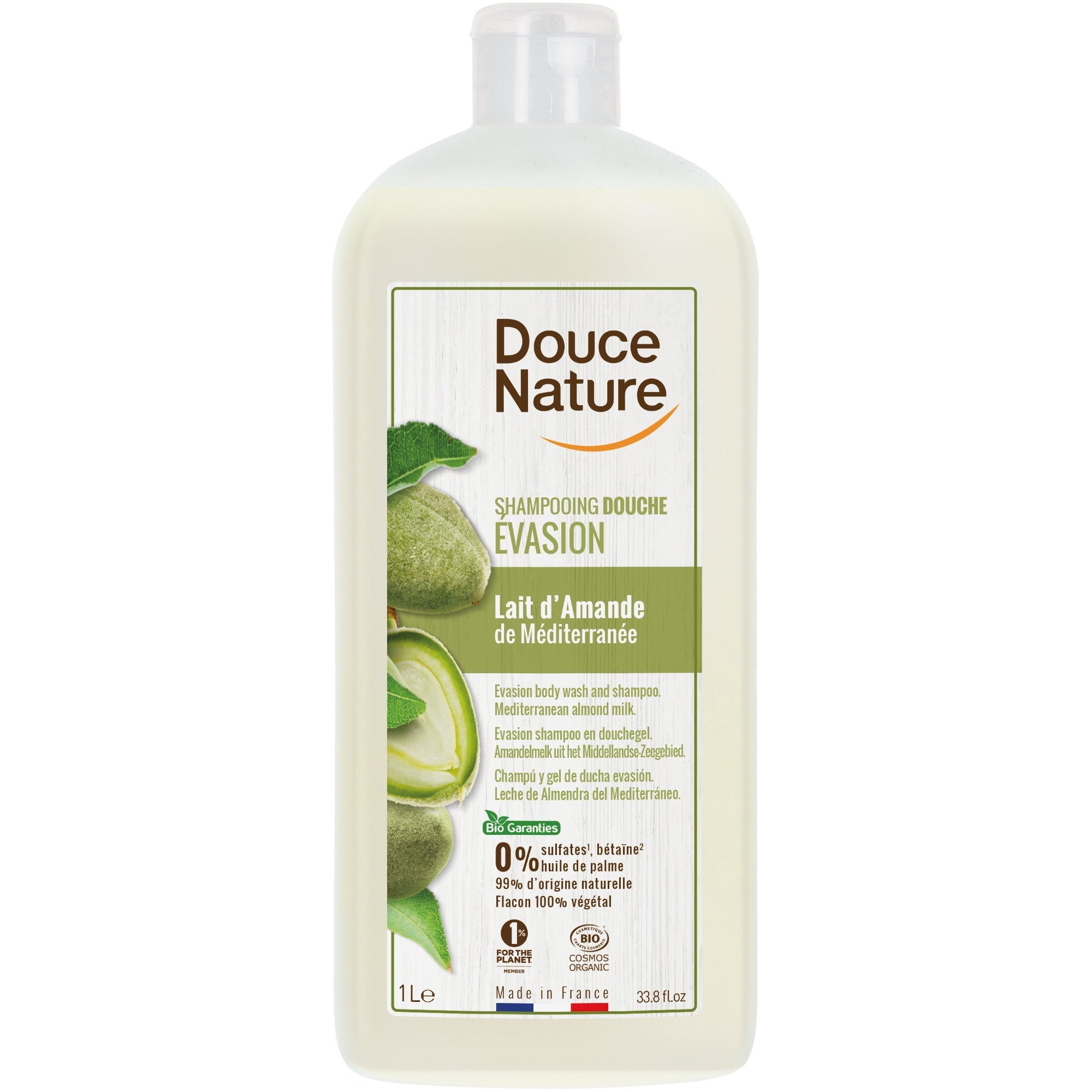 Douce Nature Manteli suihkushampoo, 1000 ml