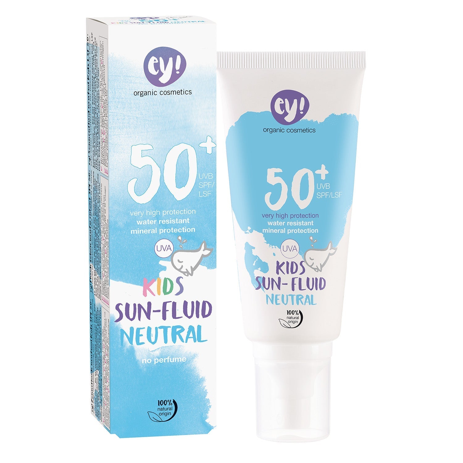EY! aurinkosuojasuihke lapsille, hajusteeton (spf50+)