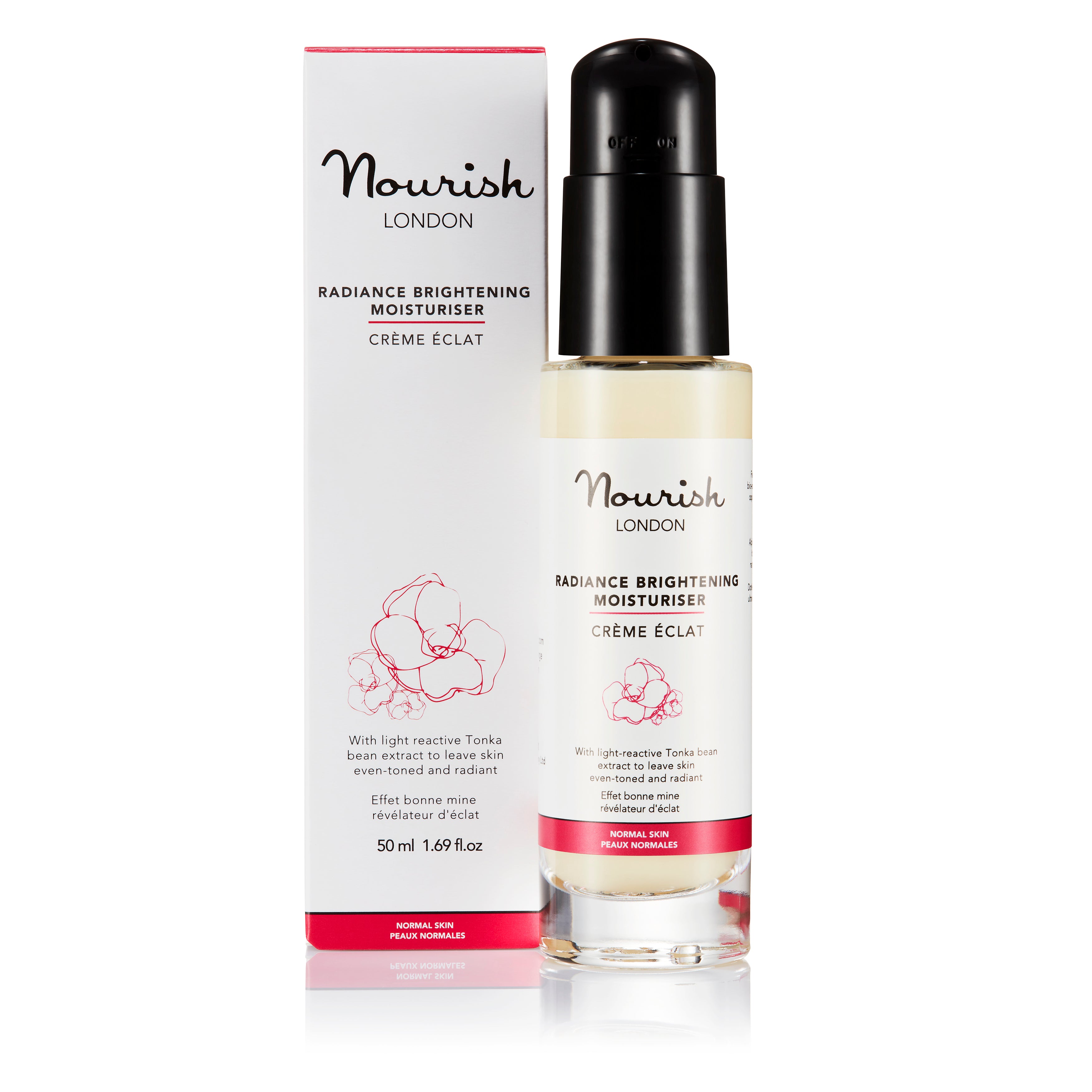 Nourish London Radiance Brightening Moisturiser 50 ml