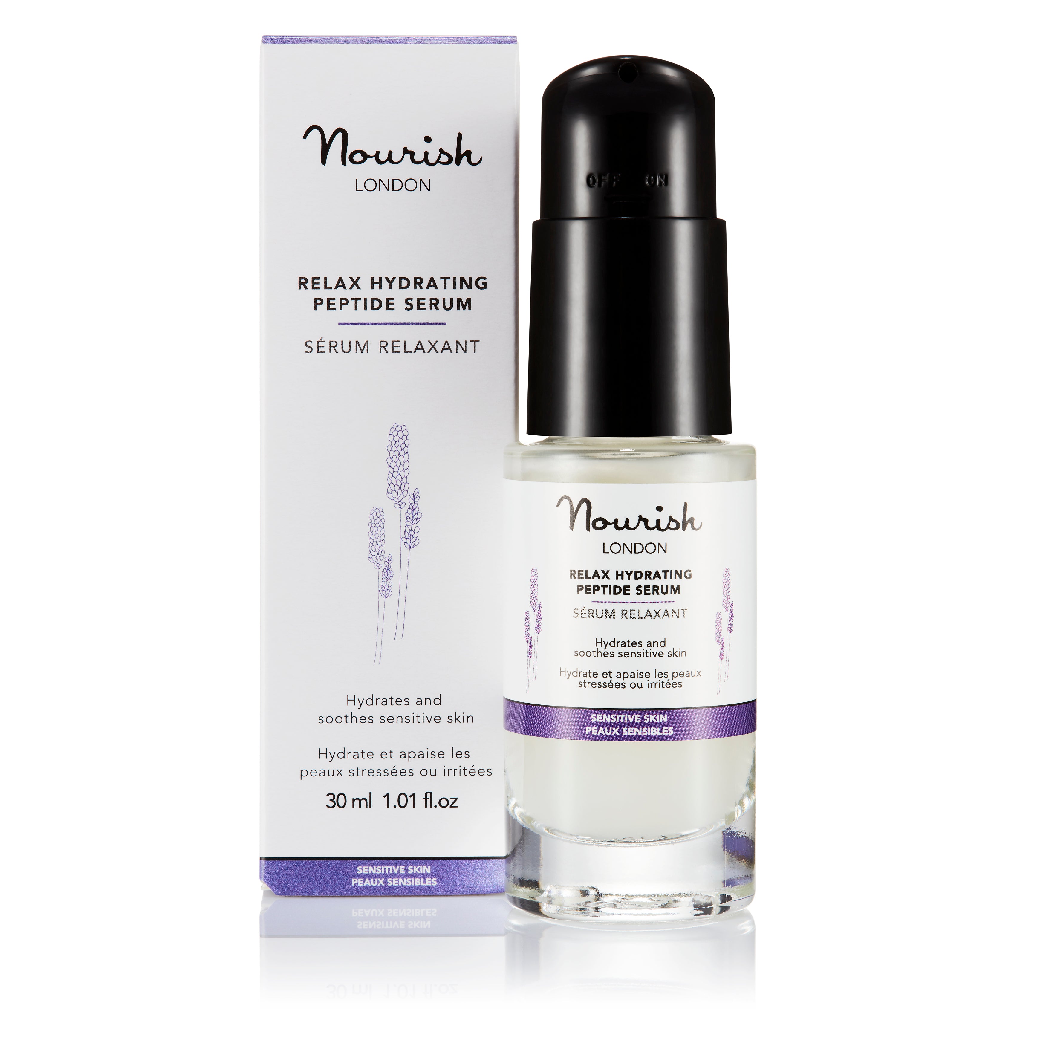 Nourish London Relax Hydrating Peptide Serum 30 ml