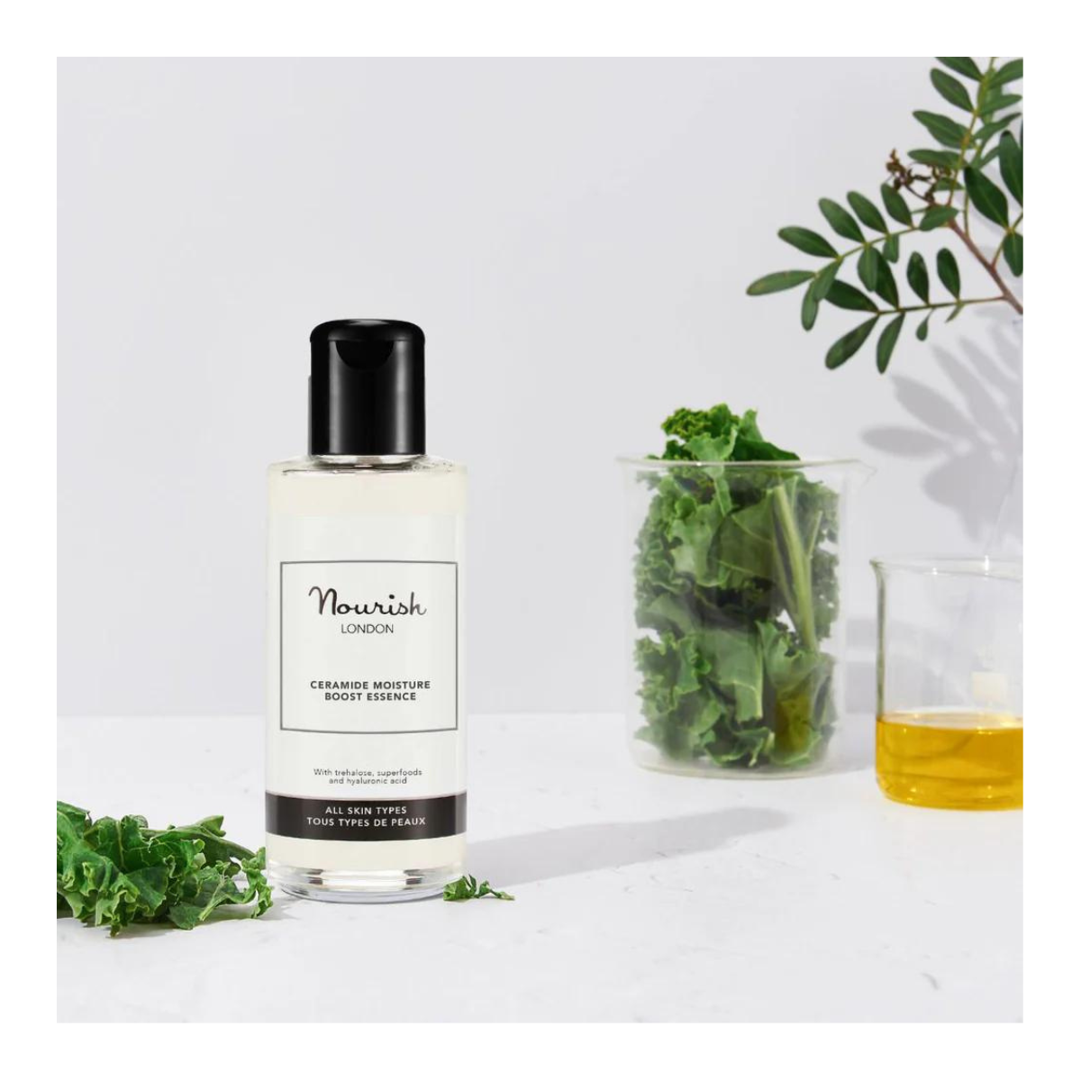 Nourish London Ceramide Moisture Boost Essence hoitoneste / kasvovesi 100 ml
