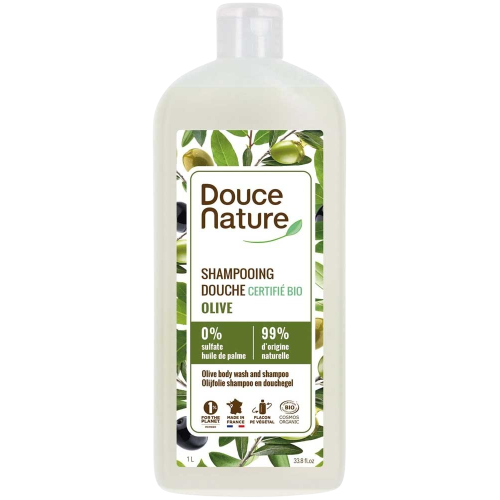 Douce Nature Oliivi suihkushampoo, 1000 ml