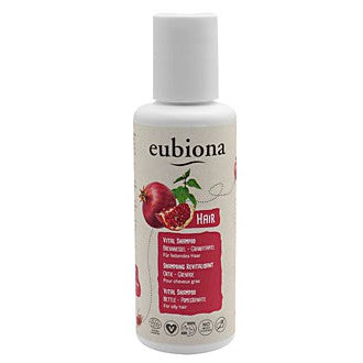 Eubiona Vital rasvoittuvien hiusten shampoo, 200 ml
