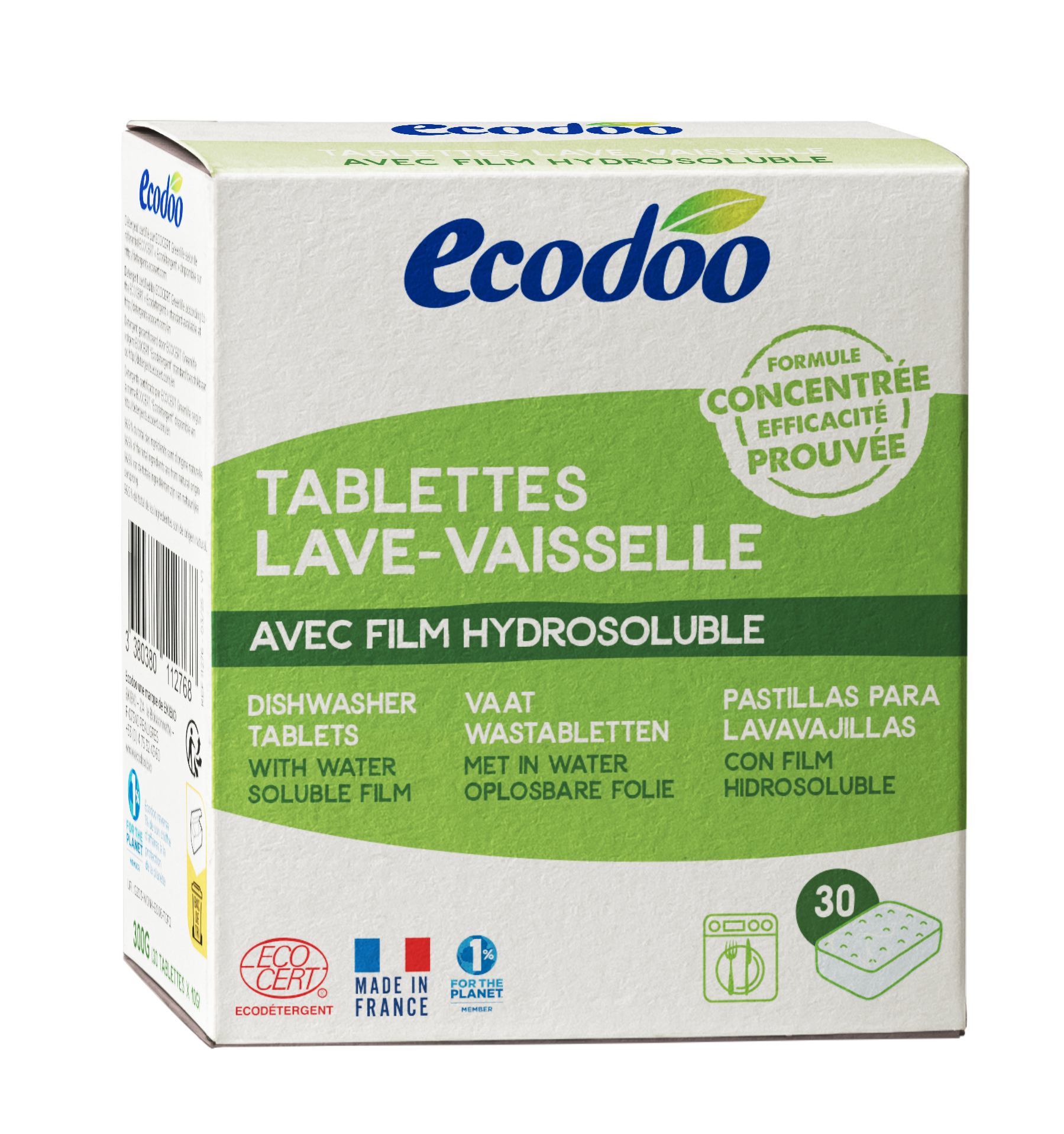 Ecodoo astianpesutabletit, 30 tabl.