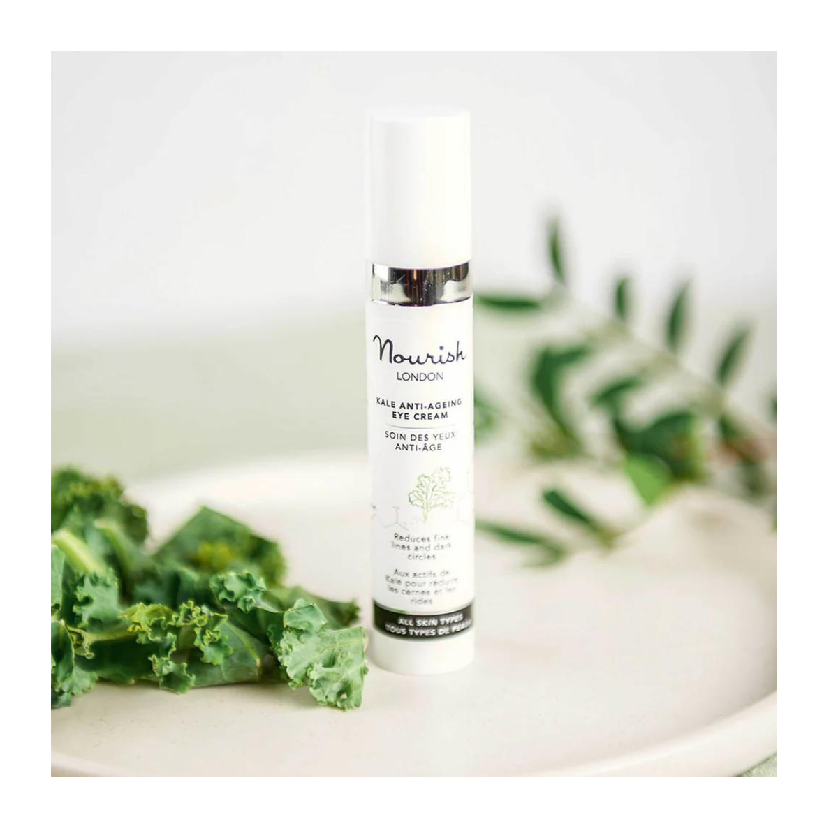 Nourish London Kale Anti-Ageing Eye Cream silmänympärysvoide 10 ml