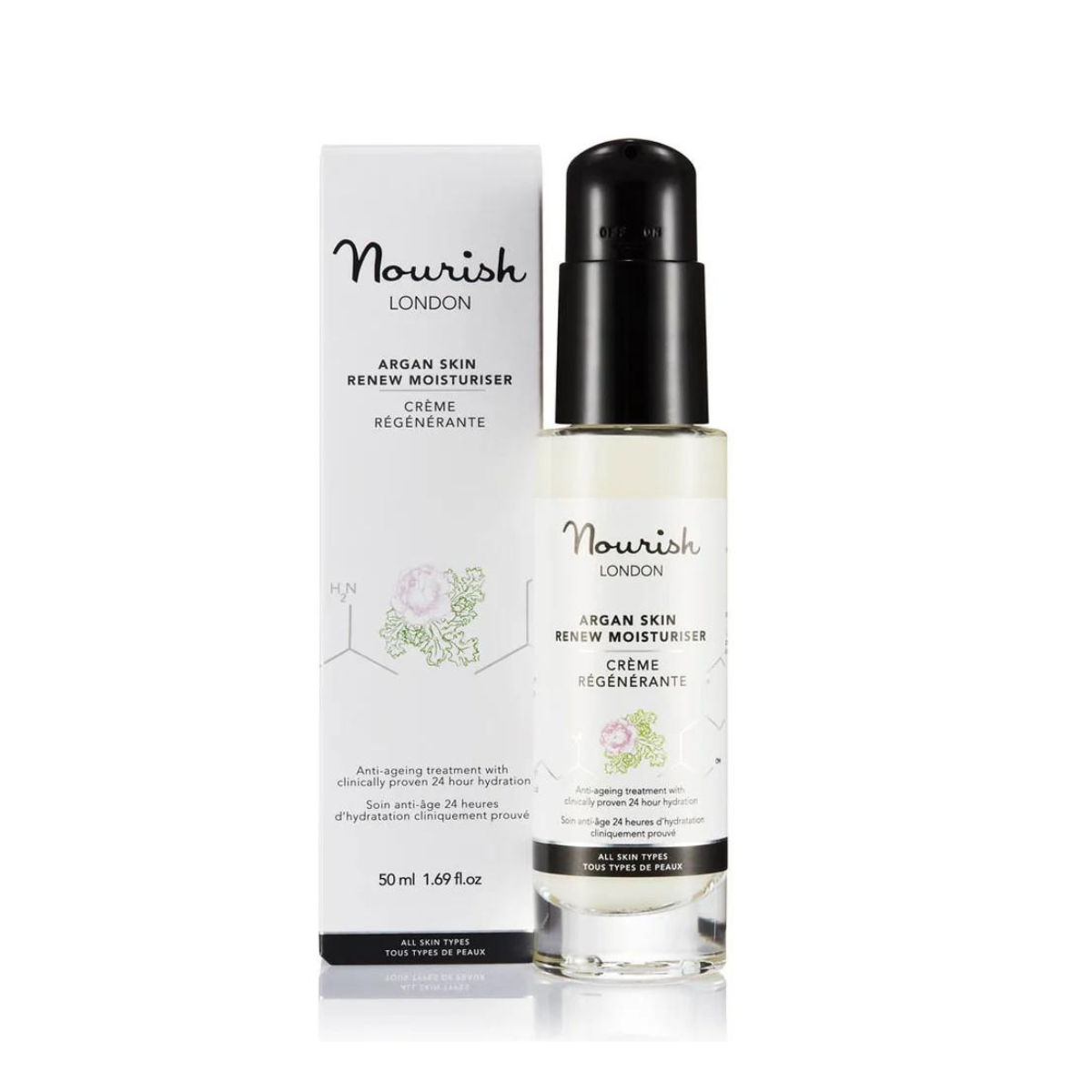 Nourish London Argan Skin Renew Moisturiser