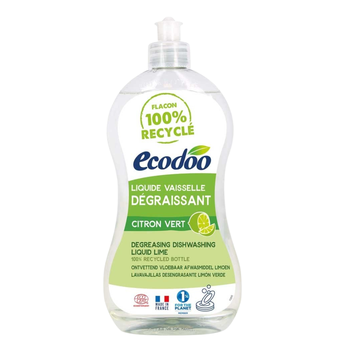 Ecodoo astianpesuaine rasvaa vastaan lime 500ml