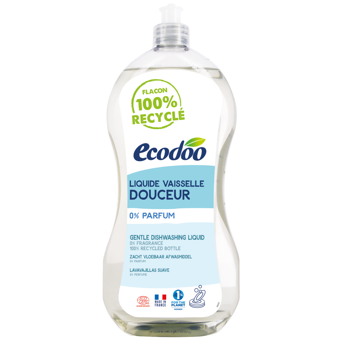 Ecodoo hajusteeton astianpesuaine, 1L