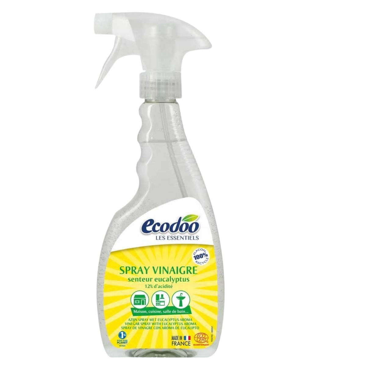 Ecodoo etikka yleispuhdistussuihke, eukalyptus 500ml