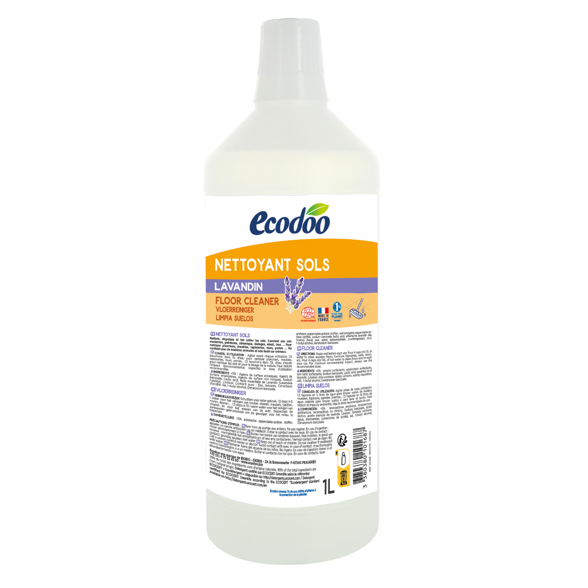 Ecodoo yleispuhdistusaine laventeli, 1 L