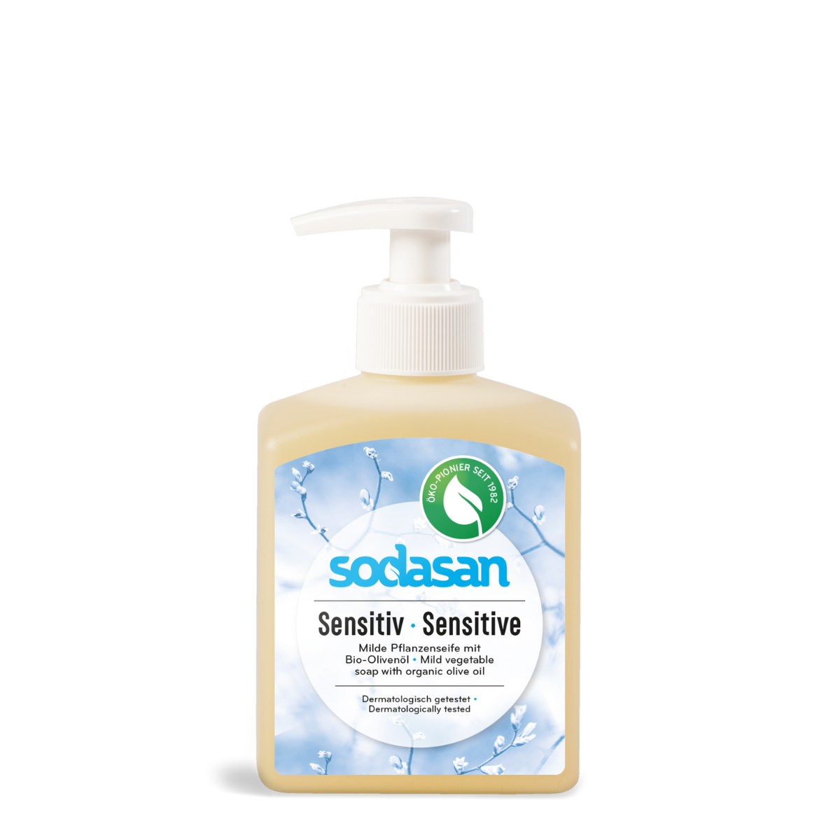 Sodasan nestesaippua sensitive, 300 ml