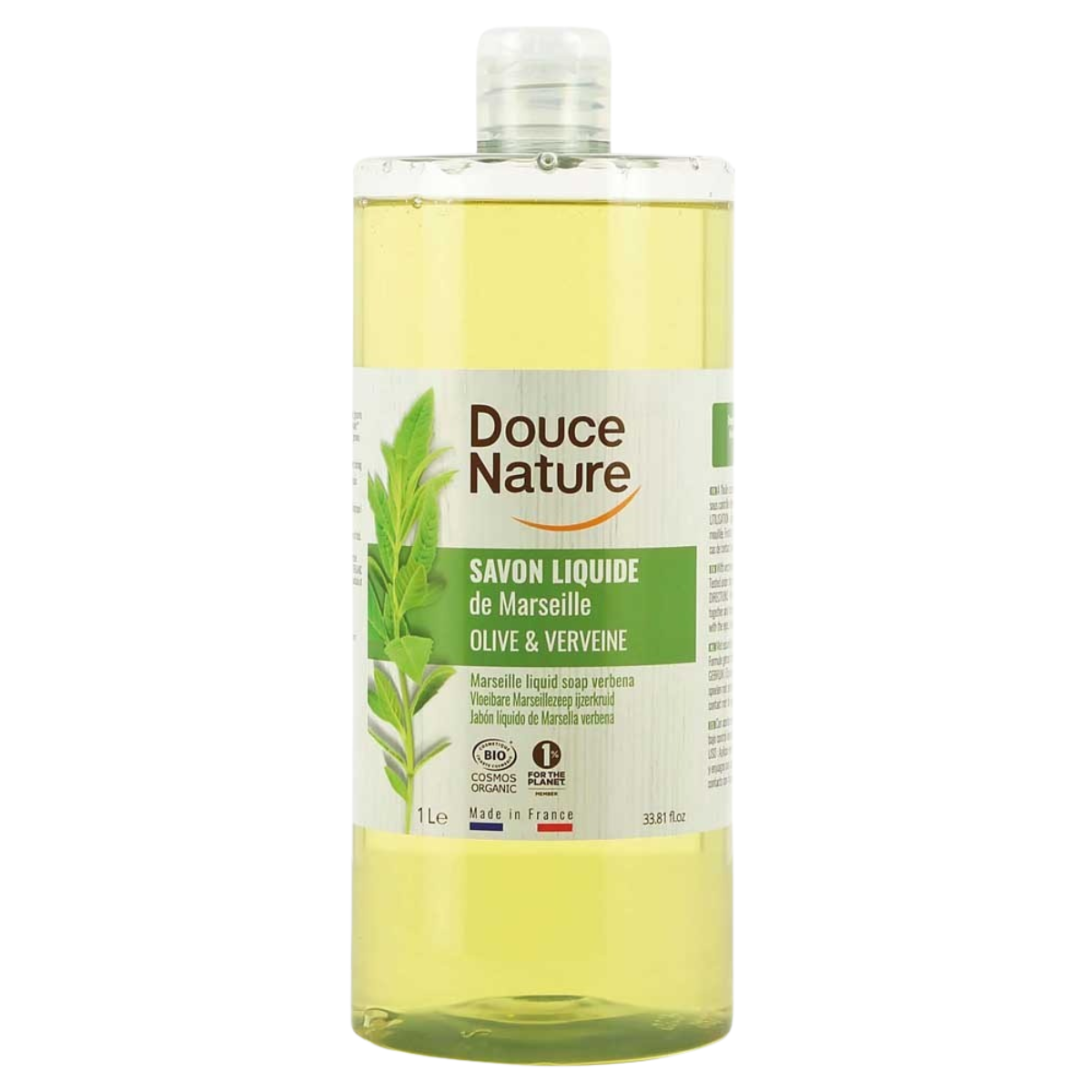 Douce Nature nestesaippua verbena, 1L täyttöpakkaus